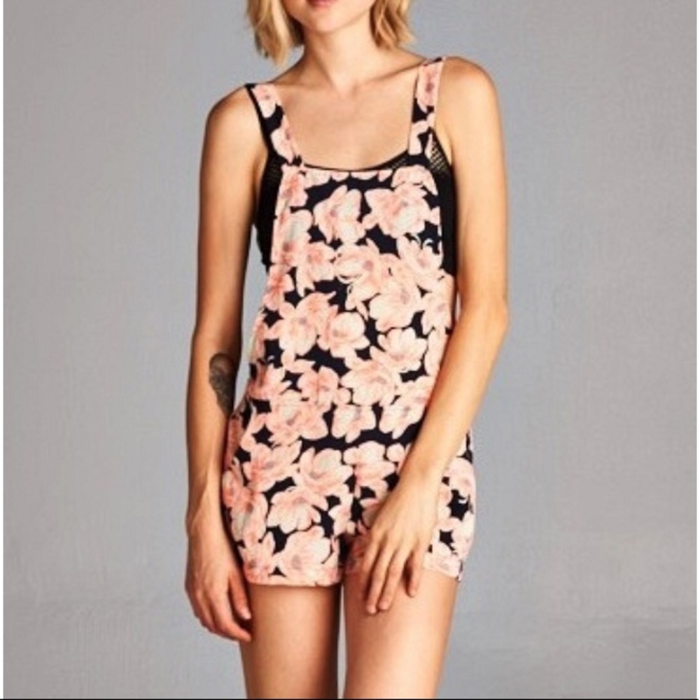 Floral overall